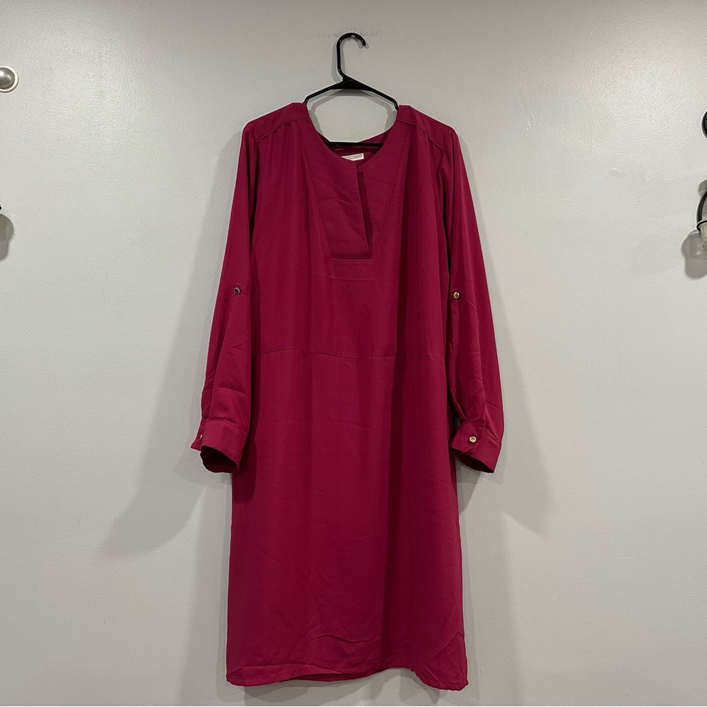 Dana Buchman Pink A Line Dress 3X NEW